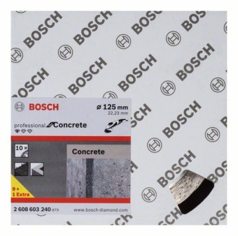 Алмазный отрезной круг Standard for Concrete 125 x 22,23 x 1,6 x 10 mm 2608603240